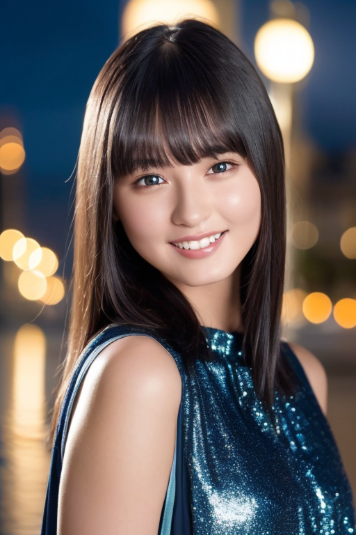 1girl,(wearing a dark blue glittery blouse_1.2),(RAW photo, best quality), (realistic, photo-re (1).png